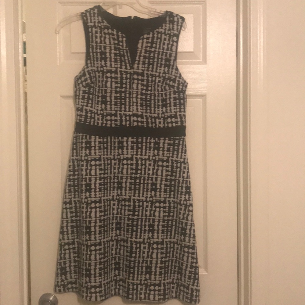 Ann Taylor Black and White Dress